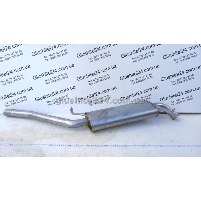 Резонатор Ауді 100 С3 (Audi 100 C3) 1.8/1.9/2.0/2.1/2.0TD/2.4D 1982-1990 (01.09) Polmostrow алюмінізований