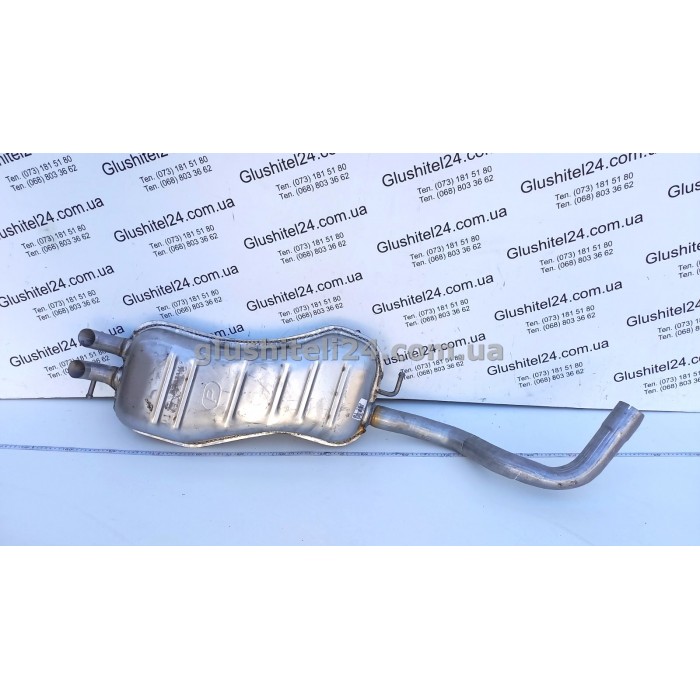 Глушитель Ауди А3 (Audi A3) 1.8 Tурбо 96-03/ Фольксваген Гольф 4 (Volkswagen Golf IV) 1.8i GTi/2.0/2.3 97-04/ Фольксваген Битл (Volkswagen Beetle) 1.8/2.0 99-10 (01.103) Polmostrow алюминизированный