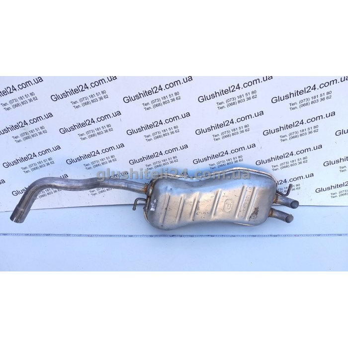 Глушитель Ауди А3 (Audi A3) 1.8-20V 96-03/Фольксваген Гольф 4 (Volkswagen Golf IV) 1.6 FSi/1.8i-20V/2.0i 97-04/Сеат Леон (Seat Leon) 1.8-20V 99-05 (01.105) Polmostrow алюминизированный 