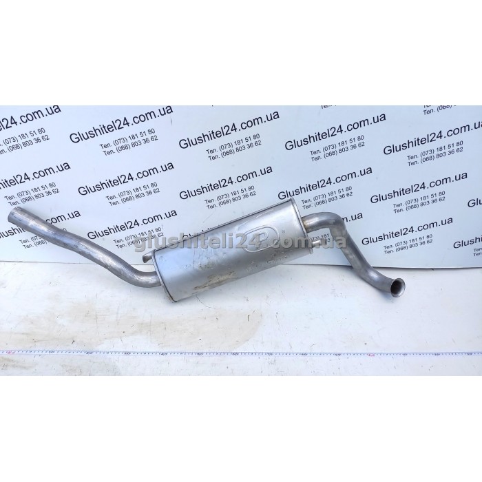 Резонатор Ауді 80/90 (Audi 80/90)/Купе (Coupe) 1.6-2.0 01/79-02/87 (01.11) Polmostrow алюмінізований