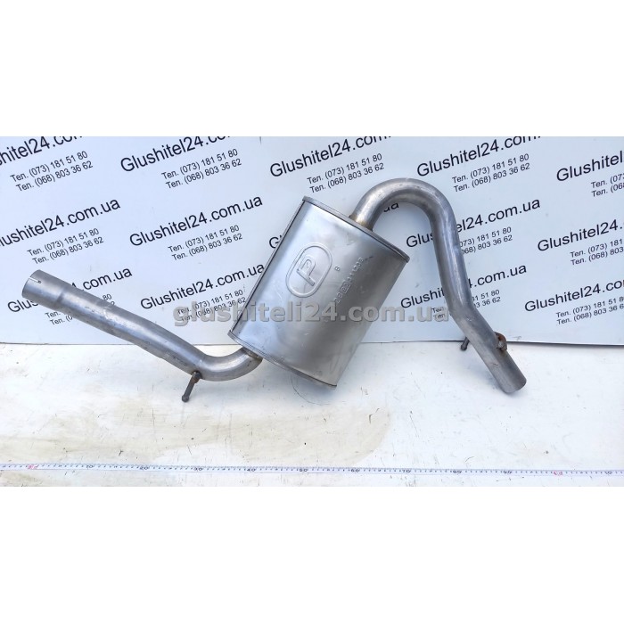 Резонатор Ауди А4 (Audi A4) 2.0 FSi 2002-2004 (01.126) Polmostrow алюминизированный