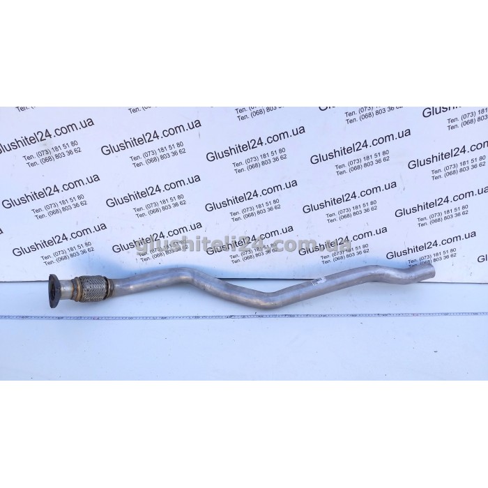 Труба приемная (с гофрой) Ауди A4 (Audi А4)/ Ауди A5 (Audi А5)/ Ауди Q5 (AUDI Q5) 2.0TDi 2008- (01.134) Polmostrow алюминизированная