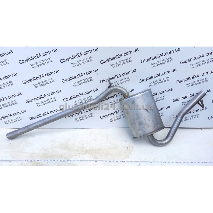 Резонатор Ауді А4 Б6/Б7(Audi A4 B6/B7) 1.6 бензин 2000-2008 (01.22) Polmostrow алюмінізований