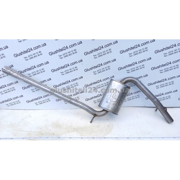 Резонатор Ауді А4 (AUDI A4) 1.9TDI/2.0TDI седан/комбі 2004-2008 (01.30) Polmostrow алюмінізірованний