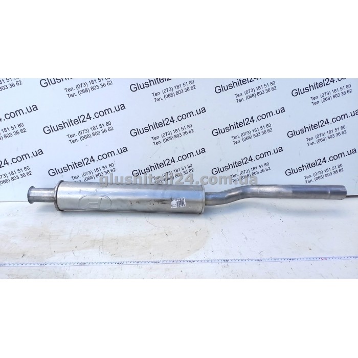 Резонатор Ауді 80 Б4 (Audi 80 B4) 1.6/2.0/1.9TDi седан/універсал 1991-1995 (01.62) Polmostrow алюмінізований