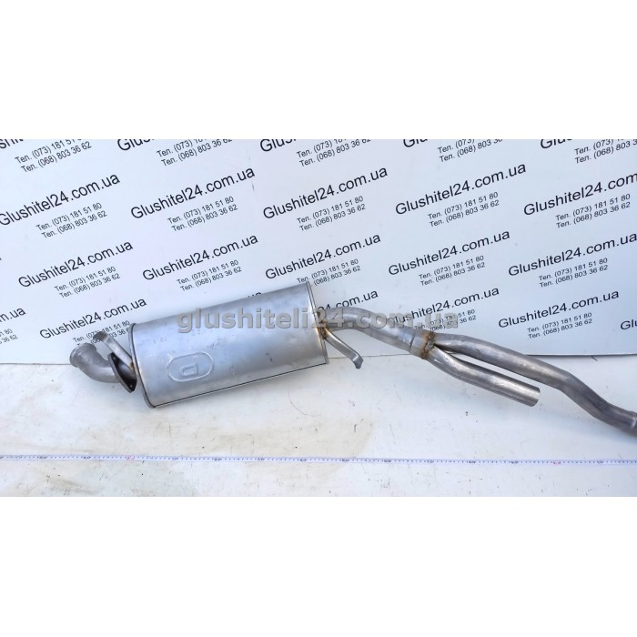 Резонатор Ауді 100 С4 (Audi 100 С4) 2.6/2.8 V6 седан/комбі 1990-1994 (01.92) Polmostrow алюмінізований