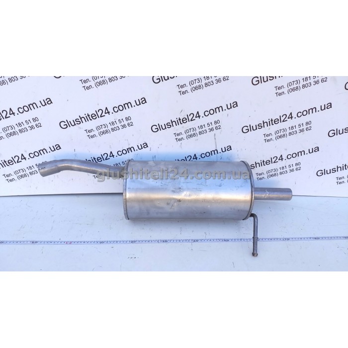 Глушитель Дачия - Рено Дастер (DACIA - Renault DUSTER) 1.6 16V 2010 - (02.15) Polmostrow алюминизированный