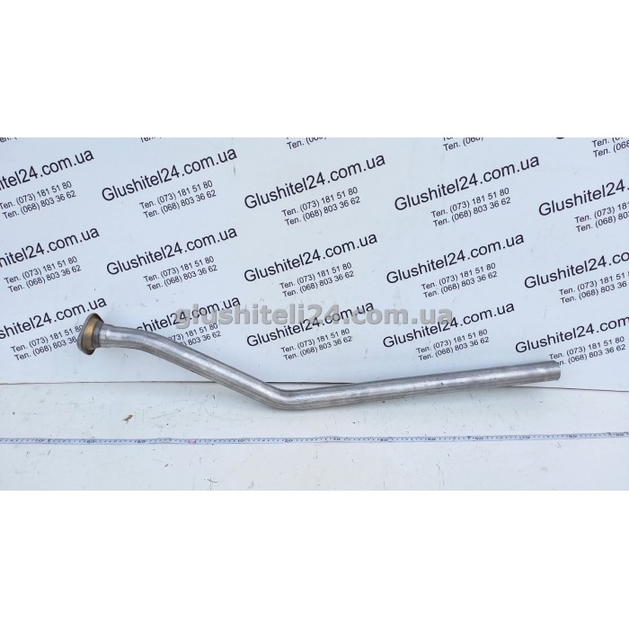 Труба приемная Дачия Логан/Дастер, Рено Логан (Dacia Logan/Duster, Renault Logan) 1.5D 05- (02.22) Polmostrow алюминизированная