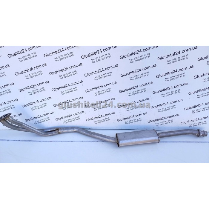 Резонатор БМВ Е36 316/318 (BMW E36 316/318) 1.6/1.8 1990-1993 (03.10) Polmostrow алюмінізований