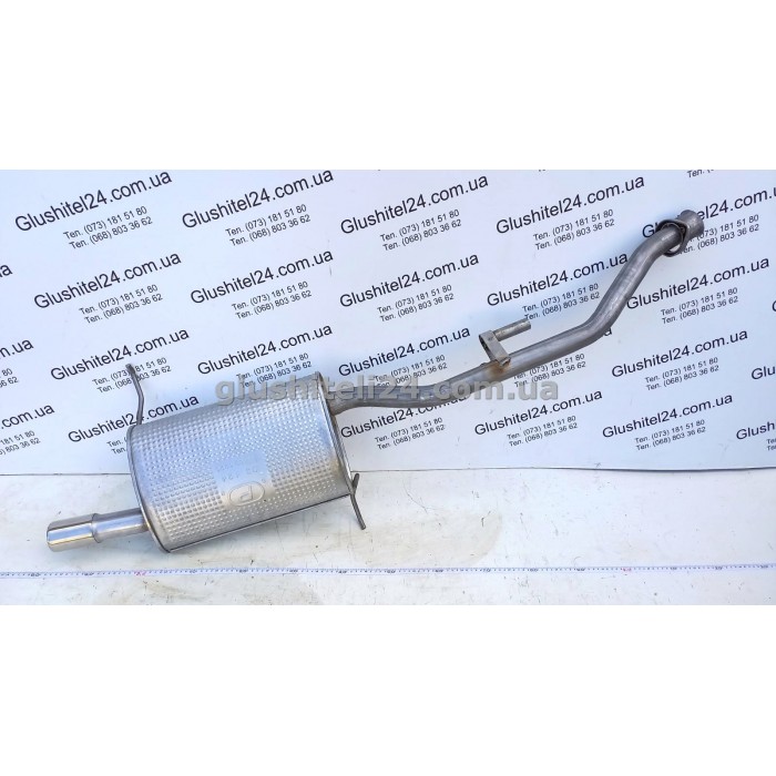 Глушник БМВ Е36 316i (BMW E36 316i) compact 1.6 1994-2000 (03.124) Polmostrow алюмінізований