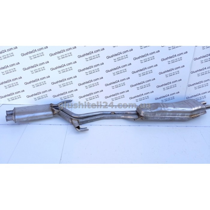 Выхлопная система БМВ 5 Е34 (BMW 5 E34) 525-24V/530/535 седан/универсал 2.5/3.0/3.4 1988-1996 (03.125 ) Polmostrow алюминизированная