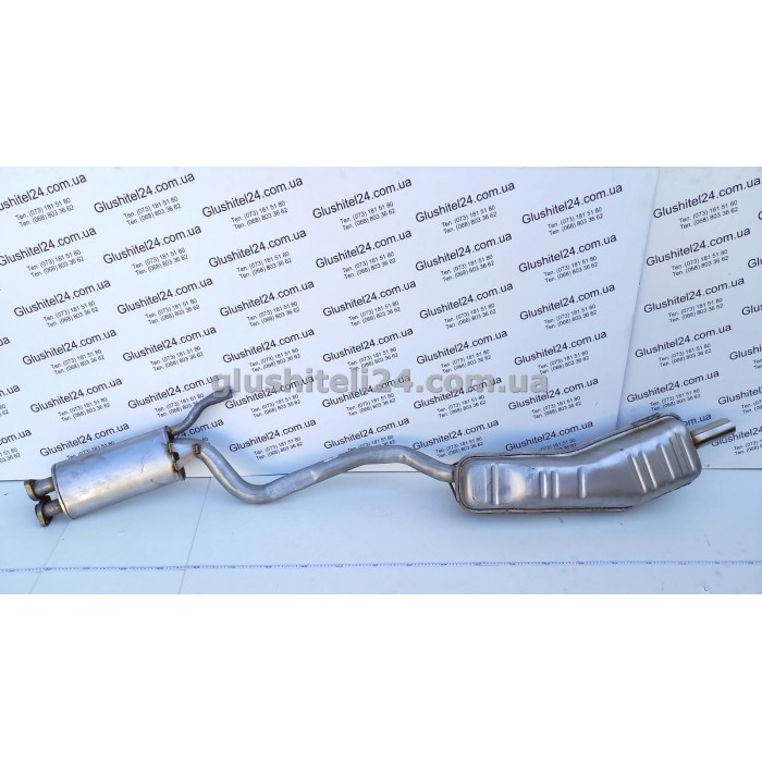 Выхлопная система БМВ 5 Е34 (BMW 5 E34) 520 2.0i -24V седан/универсал 1990-1995 (03.127) Polmostrow алюминизированная