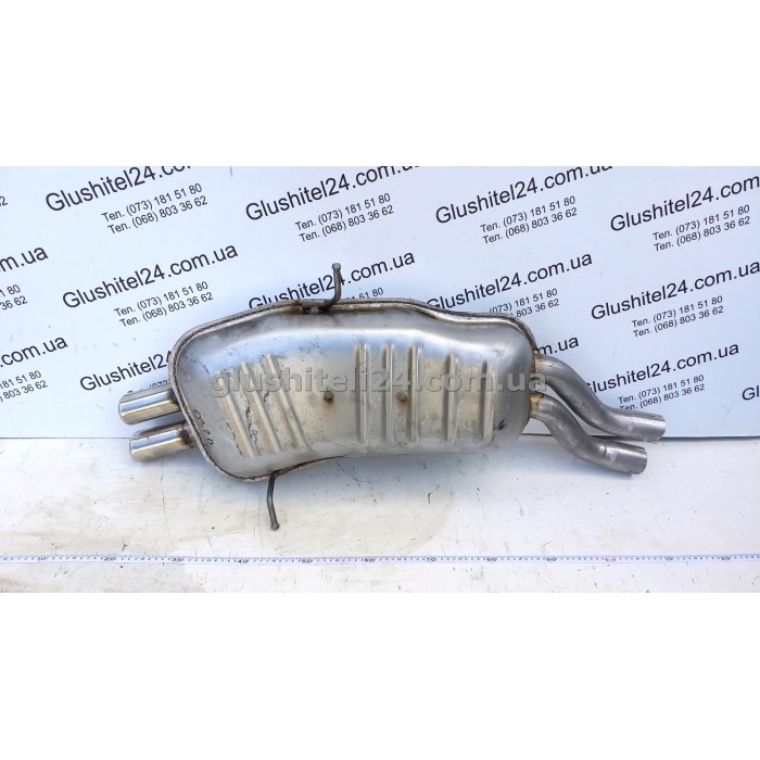 Глушитель БМВ 3 Е46 (BMW 3 E46) 320/325/330 2.2/2.5/3.0 бензин седан/купе/универсал 1998-2005 (03.20) Polmostrow алюминизированный