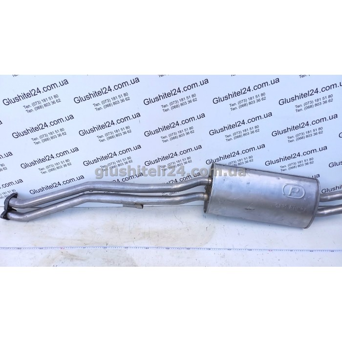 Глушник БМВ Е30 320i/325i/325e (BMW E30 320i/325i/325e) 2.0/2.5/2.7 бензин 1985-1993 (03.30) Polmostrow алюмінізований