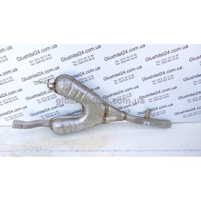 Резонатор БМВ 5 Е39 (BMW 5 Е39) 520i/523i/528i 1998-2000 (03.38) Polmostrow алюмінізований