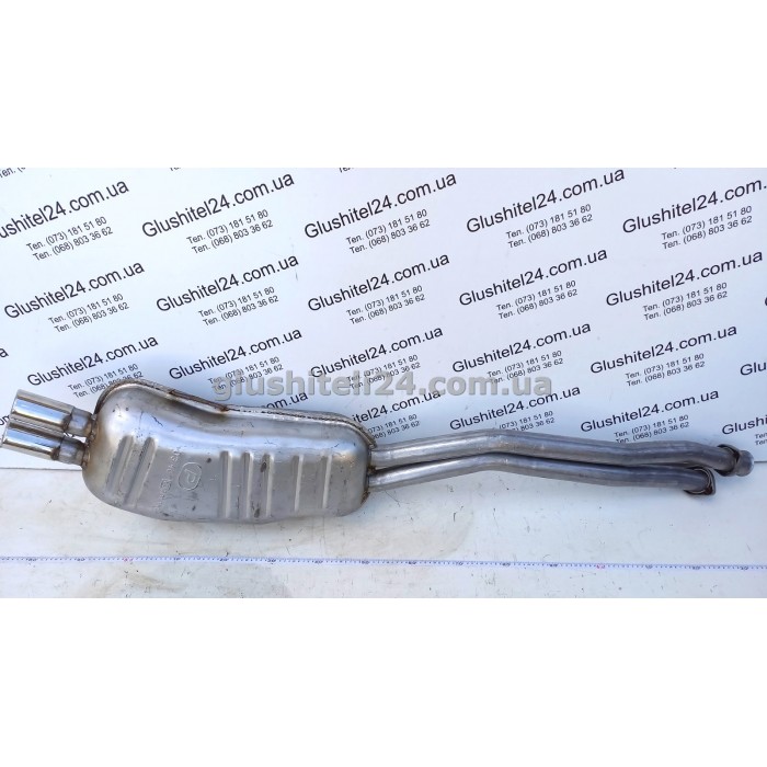 Глушник БМВ E36 325i 24V (BMW E36 325i 24V) 2.5 бензин 1990-1995 (03.46) Polmostrow алюмінізований
