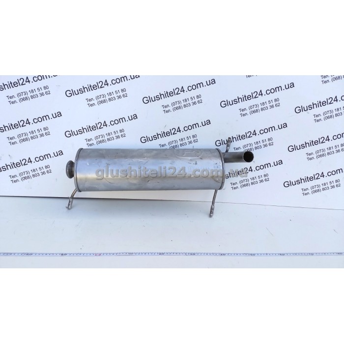 Глушник Сітроен зх (Citroen ZX) 1.4-1.6i kat 91-98 (04.04) Polmostrow алюмінізований