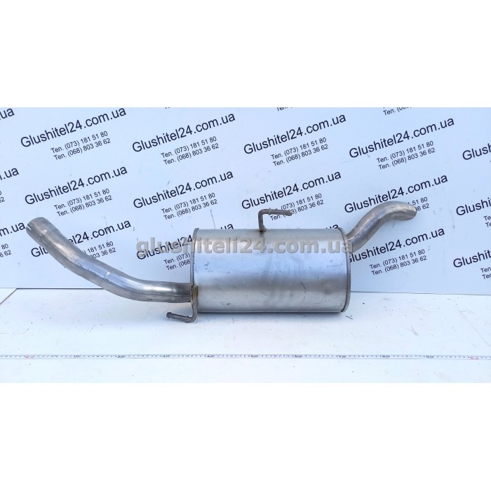 Глушник Сітроен Джампі (Citroen Jumpy)/ Фіат Скудо (Fiat Scudo)/ Пежо Експерт (Peugeot Expert) 1.9D/2.0HDI/JTD/ 2.0 бензин 2000-2006 (04.120) Polmostrow алюмінізований