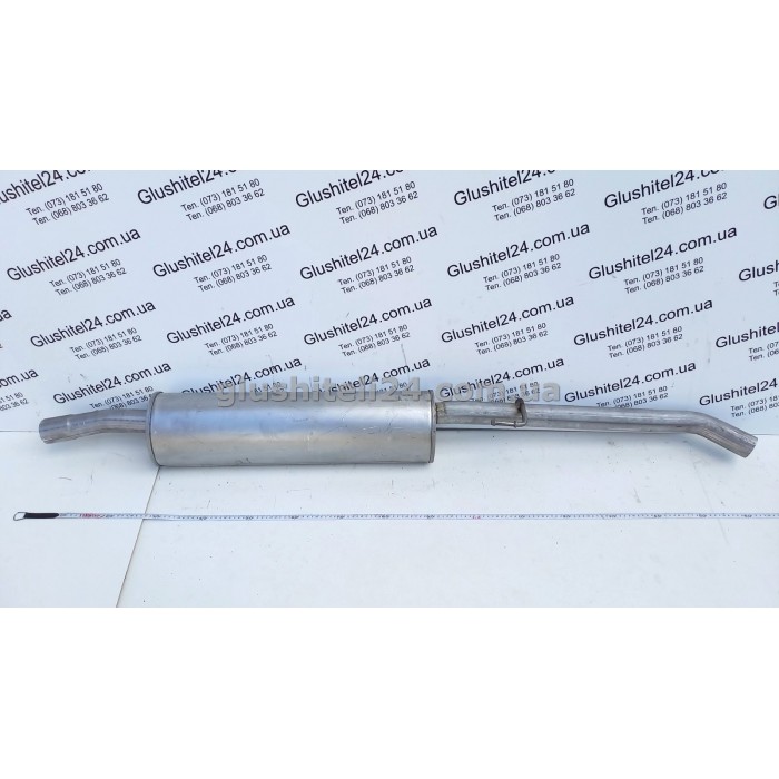 Резонатор Ситроен Джампи (Citroen Jumpy)/ Фиат Скудо,Улис (Fiat Scudo,Ulysse)/ Пежо Експерт (Peugeot Expert) 1.9D/2.0 16V 2000-2006 (04.121) Polmostrow алюминизированный