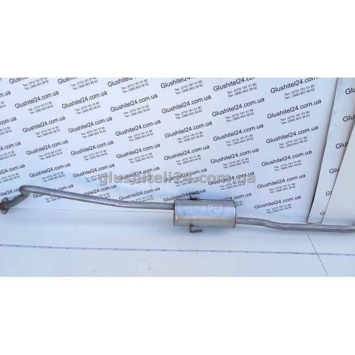 Резонатор Ситроен Джампи (Citroen Jumpy) /Фиат Скудо (Fiat Scudo) /Пежо Эксперт (Peugeot Expert) 1.9D 1995 - 2003 (04.129) Polmostrow алюминизированный