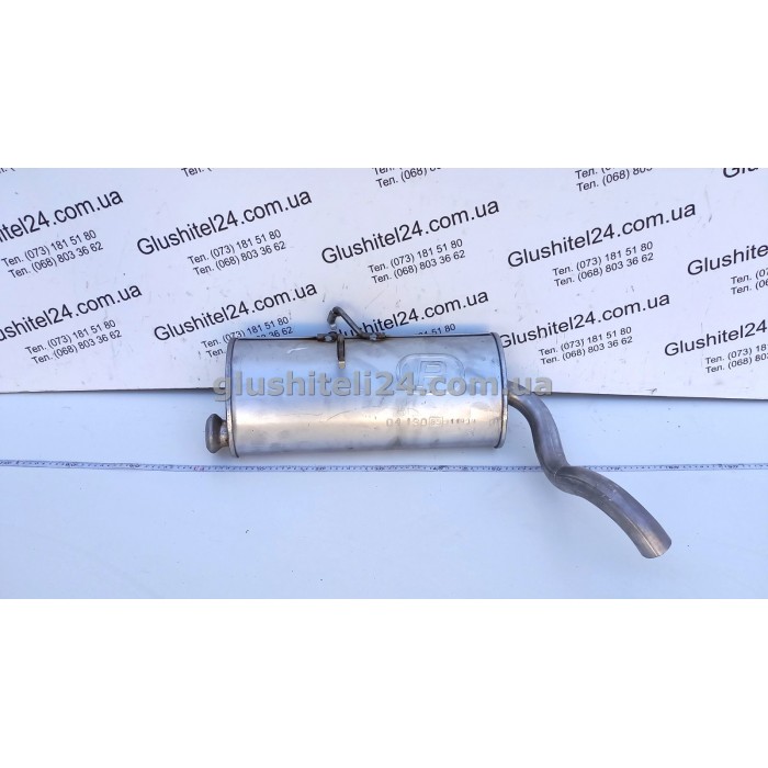 Глушник Сітроен Берлінго (Citroen Berlingo)/ Пежо Партнер (Peugeot Partner) 1.1i/1.4i/1.6i 16V 2003-2008 (04.130) Polmostrow алюмінізований