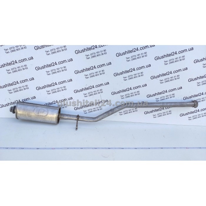 Резонатор Сітроен Берлінго (Citroen Berlingo)/Пежо Партнер (Peugeot Partner) 1.1/1.4/1.6/1.8 бензин 1996-2002 (04.137) Polmostrow алюмінізований