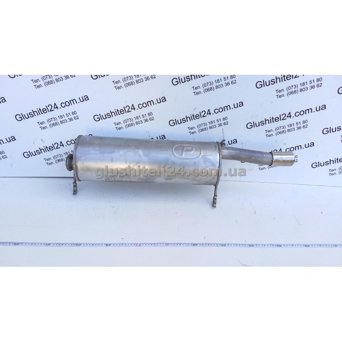 Глушник Сітроен Ксара (Citroen Xsara) 1.4/1.6/1.8/1.5D/1.8D/1.9D хетчбек 97-99 (04.138) Polmostrow алюмінізований