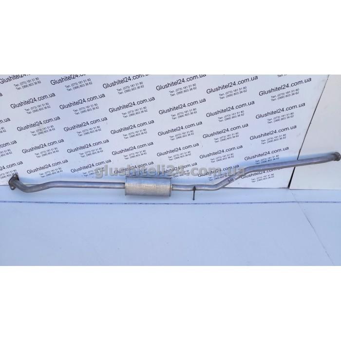 Резонатор Сітроен Берлінго (Citroen Berlingo)/ Пежо Партнер (Peugeot Partner) 1.1/1.4/1.6 16V 1996-2003 (04.141) Polmostrow алюмінізований