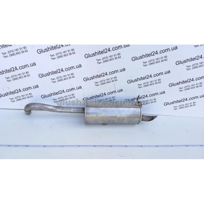 Глушник Сітроен БХ (Citroen BX) ліфтбек 1.1/1.4/1.6/1.9 бензин/1.8D/1.9D дизель 1982 -1994 (04.16) Polmostrow алюмінізований