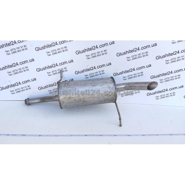 Глушник Сітроен Берлинго 2 (Citroen Berlingo 2) / Пежо Партнер 2 (Peugeot Partner 2) 1.6 HDi 2008-2010 (04.23) Polmostrow алюмінізований