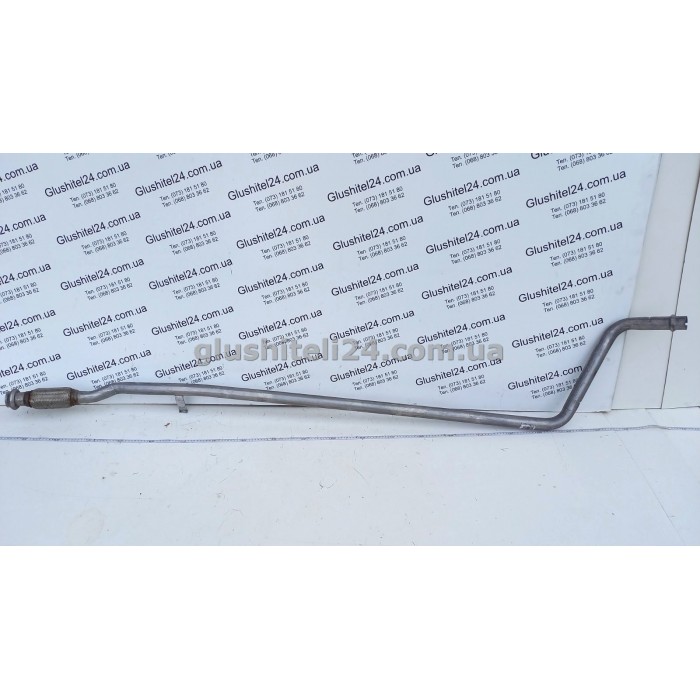 Труба проміжна з гофрою Сітроен С1 (Citroen C1) 1.4 HDI /Тойота Айго (Toyota Aygo) 1.4TD /Пежо 107 (Peugeot 107) 1.4 HDI 2005-2010 (04.236) Polmostrow алюмінізована