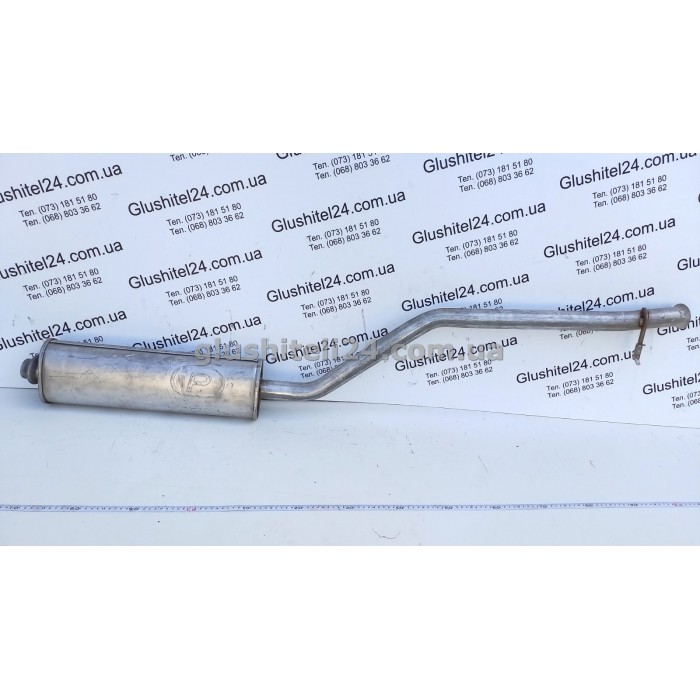 Резонатор Сітроен Ксара Пікассо (Citroen Xsara Picasso) 1.6i 1999-2001 (04.261) Polmostrow алюмінізований