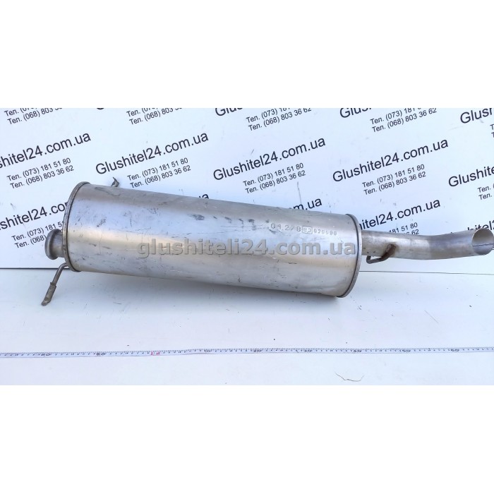 Глушник Сітроен Ксантія (Citroen Xantia) 1.8 8V/16V універсал 1996-2002 (04.278) Polmostrow алюмінізований