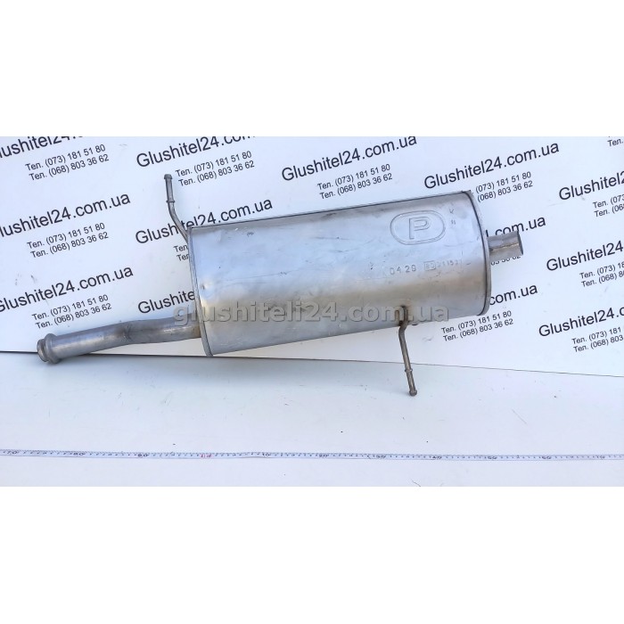 Глушитель Пежо 5008 (Peugeot 5008)/ Ситроен С4 Гранд Пикассо (Citroen C4 Grand Picasso) 1.6 HDi 2006 -  (04.29) Polmostrow алюминизированный