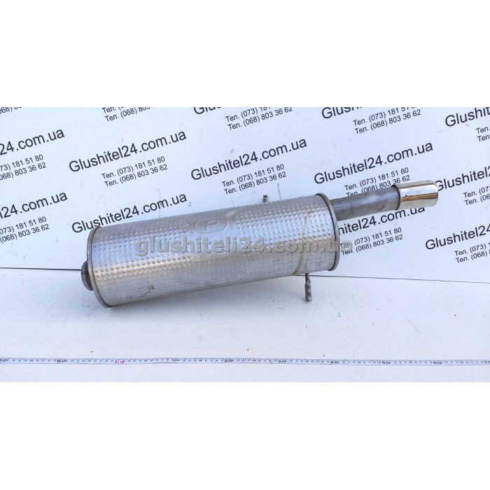 Глушник Сітроен Ксара Пікассо (Citroen Xsara Picasso) 1.8i -16V 1999-2005 (04.312) Polmostrow алюмінізований