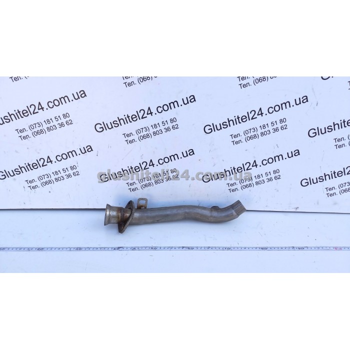 Труба приймальна без каталізатора Сітроен Сакс (Citroen Saxo)/ Пежо 106 (Peugeot 106) 1.1i/1.4i 2000-2004 (04.315) Polmostrow алюмінізована