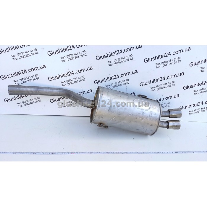 Глушник Сітроен С8 (Citroen C8)/ Пежо 807 (Peugeot 807)/ Фіат Улісс (Fiat Ulysse) 3.0 16V 2002-2011 (04.333) Polmostrow алюмінізований