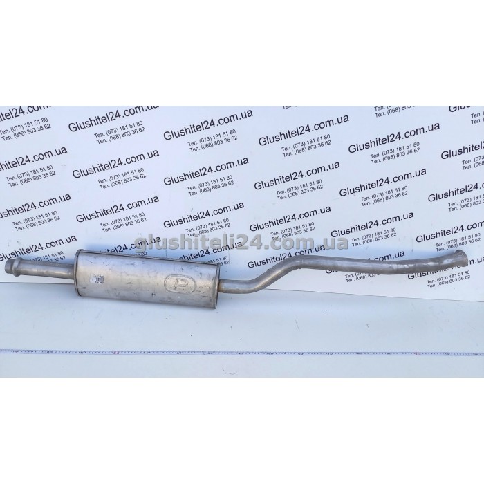 Резонатор Сітроен Ксантія (Citroen Xantia) 1.6/1.8i kat 93-97 (04.52) Polmostrow алюмінізований