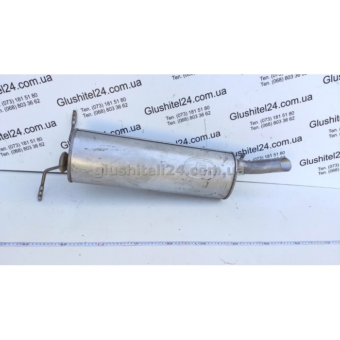 Глушник Сітроен Ксантія (Citroen Xantia) 1.6/1.8/1.9D HB 93-97 (04.53) Polmostrow алюмінізований
