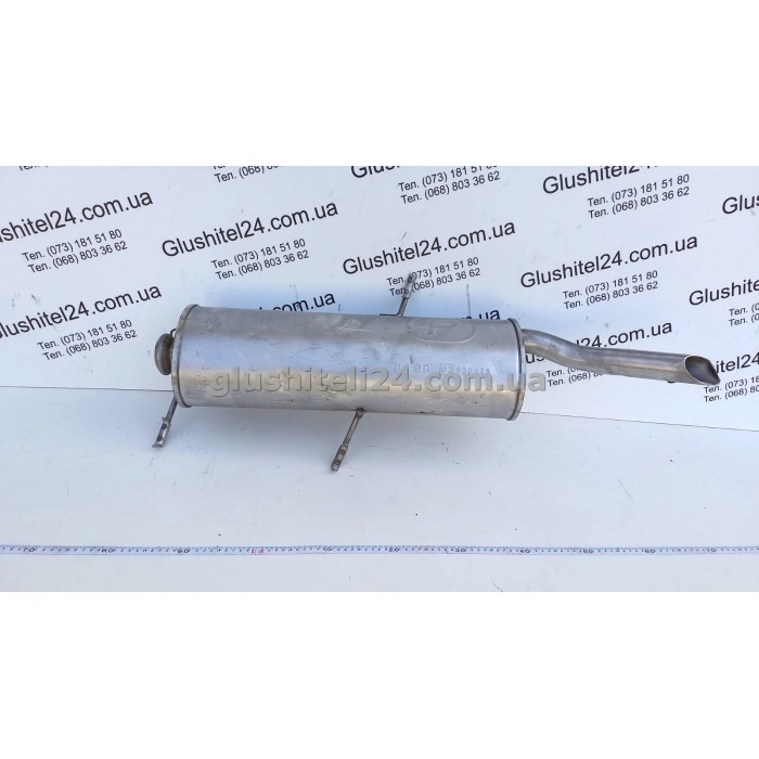 Глушник Сітроен зх (Citroen ZX) 1.4/1.6i/1.9D kombi kat 94-98 (04.89) Polmostrow алюмінізований