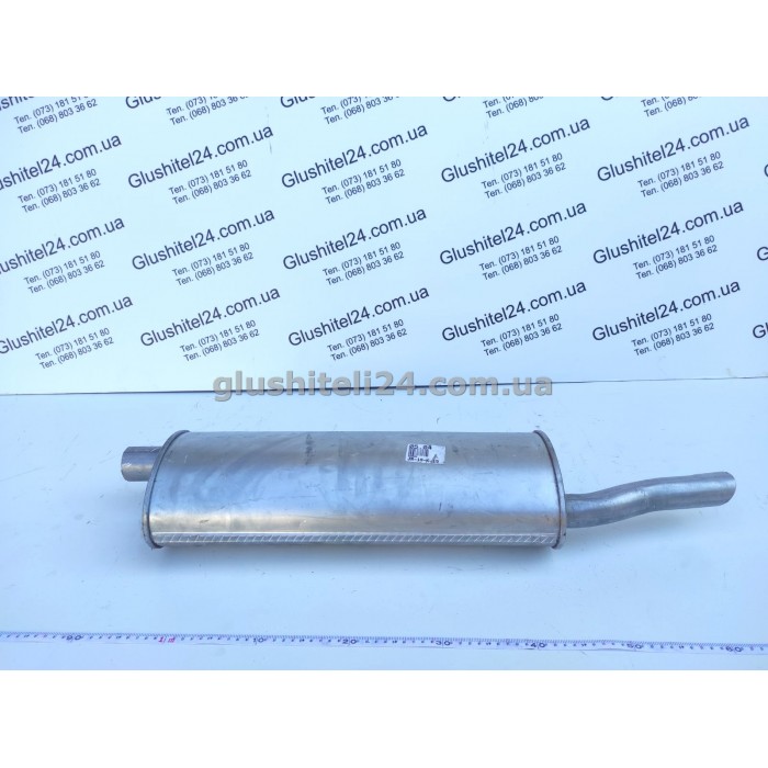 Глушник ДЕУ Нексія (Daewoo Nexia) (05.04) хетчбек Польща Polmostrow алюмінізований