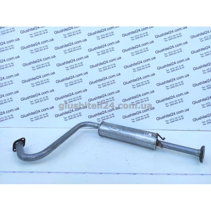 Резонатор ДЕУ Ланос - Сенс (Daewoo Lanos - Sens) 1.3/1.4/1.5/1.6 (05.08) закатний Польща Polmostrow алюмінізований