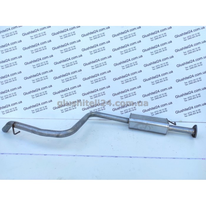 Резонатор ДЭУ Нубира 1 (Daewoo Nubira I) 2.0 16V DOHC 1997-1999 хєтчбек/седан/универсал (05.11) Польша Polmostrow алюминизированный