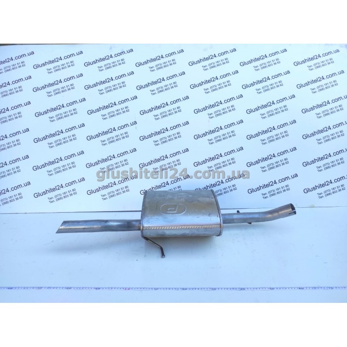 Глушитель ДЭУ Нубира 1 (Daewoo Nubira I) 2.0 16V DOHC 1997-1999 универсал (05.12) Polmostrow алюминизированный