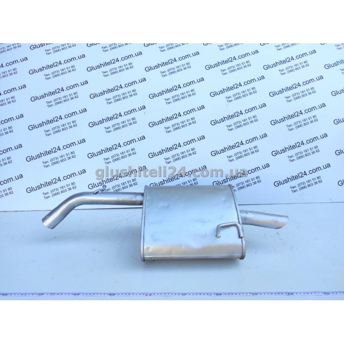 Глушитель ДЭУ Нубира 1 (Daewoo Nubira I) 2.0 16V DOHC 1997-1999 хєтчбек (05.15) Польша Polmostrow алюминизированный