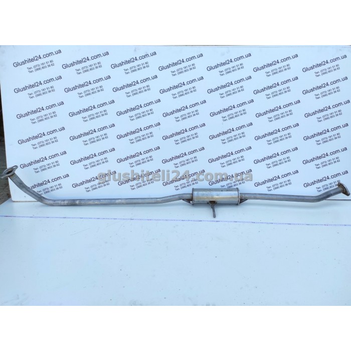 Резонатор з приймальною трубою Деу Тіко (Daewoo Tico) 0.8 91- (05.23) Polmostrow алюмінізований