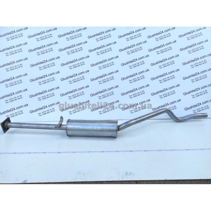 Резонатор ДЭУ Нексия (Daewoo Nexia)  длинный (05.26) Polmostrow алюминизированный