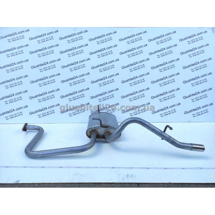 Глушник ДЕУ Матіз (Daewoo Matiz) 0.8/1.0 (05.33) Польща Polmostrow алюмінізований