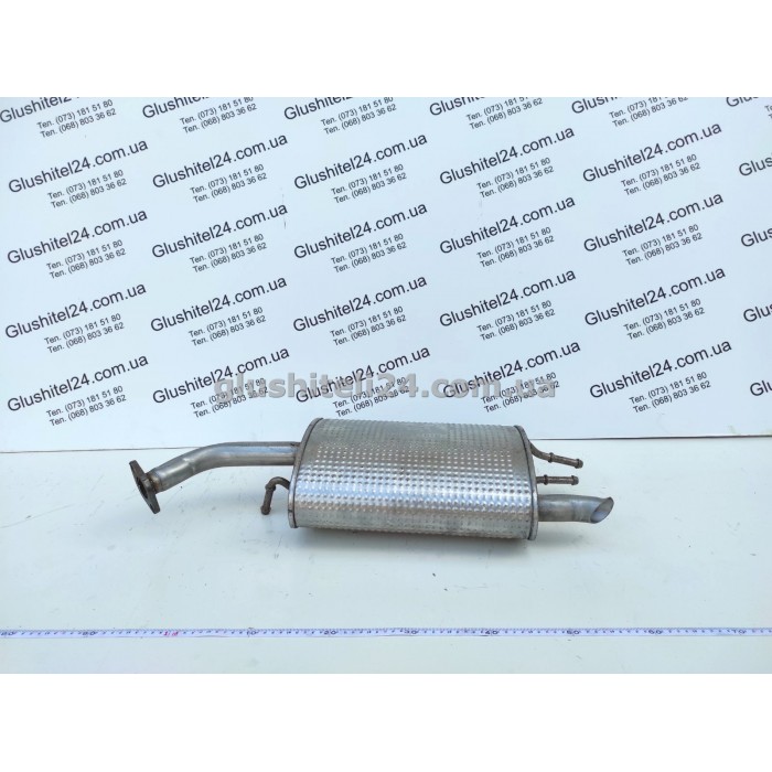 Глушитель Шевроле Спарк (Chevrolet Spark) 1.0 /09- (05.42) Polmostrow алюминизированный