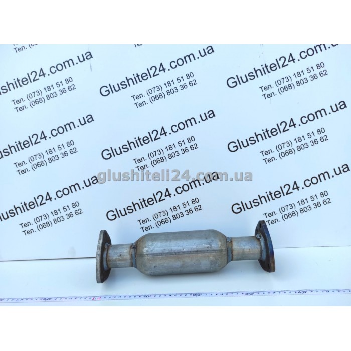 Замінник каталізатора ДЕУ Ланос (Daewoo Lanos)/ ДЕУ Леганза (Daewoo Leganza)/ ДЕУ Нубіра (Daewoo Nubira) (05.44) Polmostrow алюмінізований